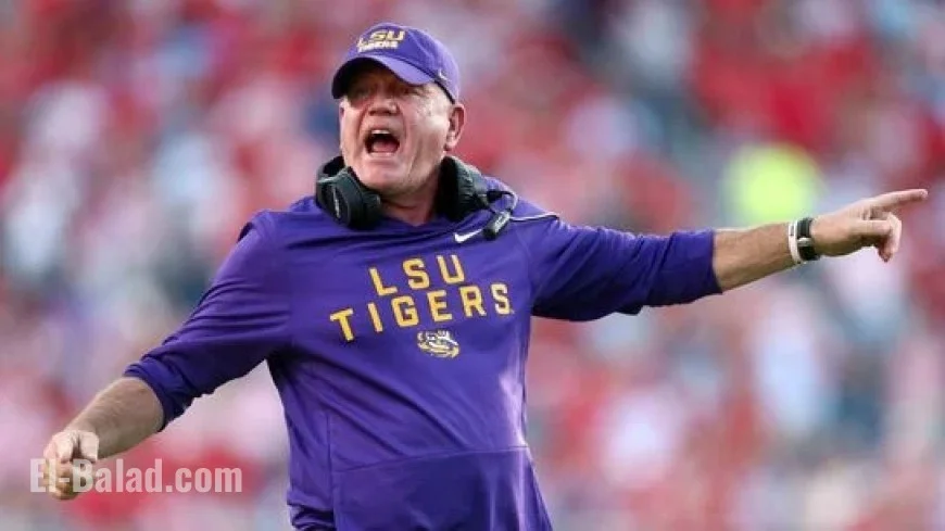 Brian Kelly Delivers Key Message to LSU Team