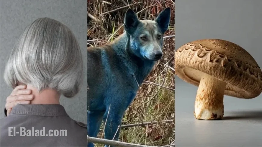 Science Update: Blue Dogs, Gray Hair, Mushroom Computers, and More This Week