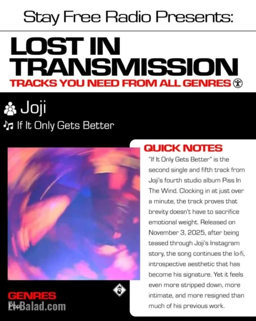 Joji’s “If It Only Gets Better”: Meaning and Review Explained