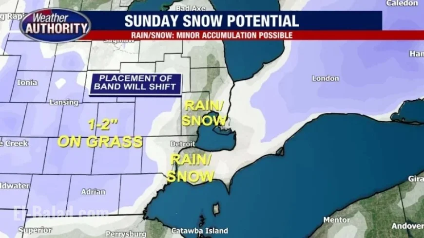 Metro Detroit Forecast: Rain Friday, Possible Snow This Weekend