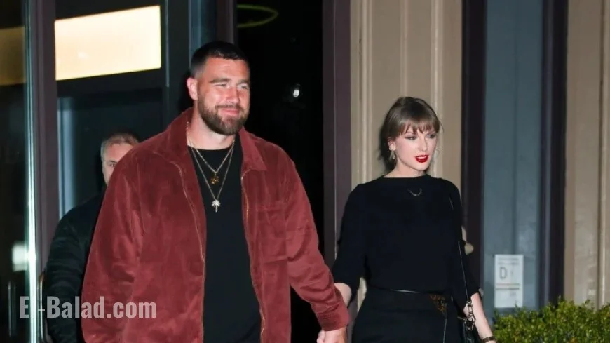 Taylor Swift Shines in Lace Tights for Date Night Elegance