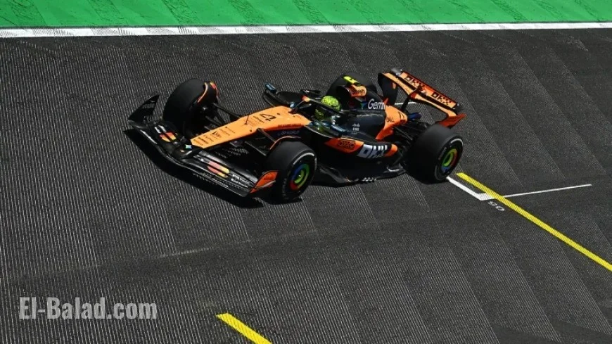 Lando Norris Outpaces Oscar Piastri in Sao Paulo Grand Prix Practice