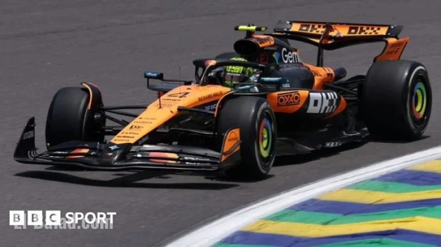 Lando Norris Leads Oscar Piastri in Intense Interlagos Practice at Sao Paulo GP