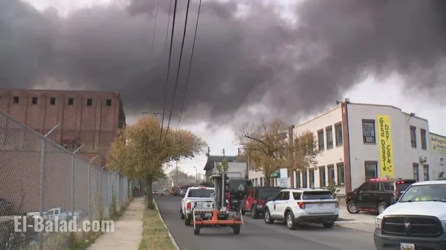 Heavy Smoke Engulfs Baltimore as Crews Tackle Fire