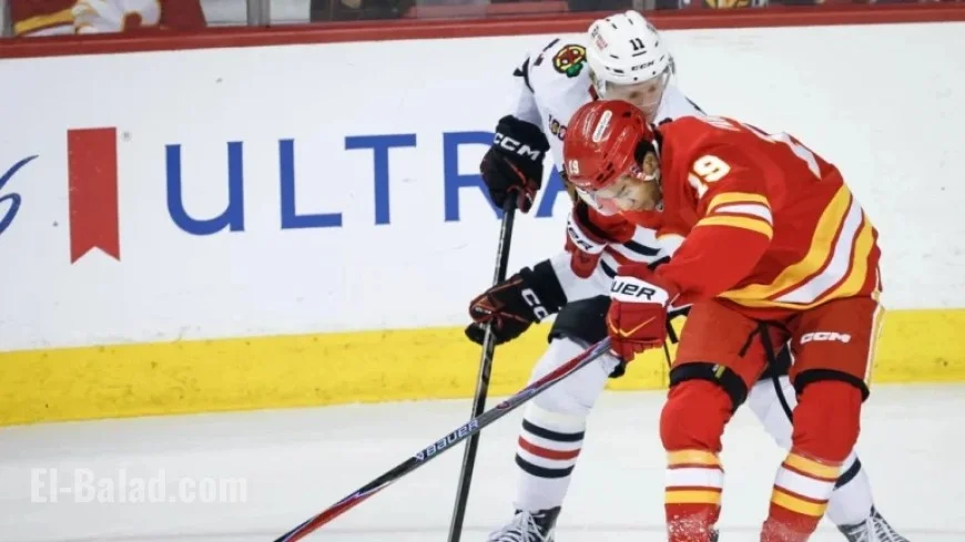 Flames’ Zayne Parekh Suffers Upper-Body Injury Against Blackhawks