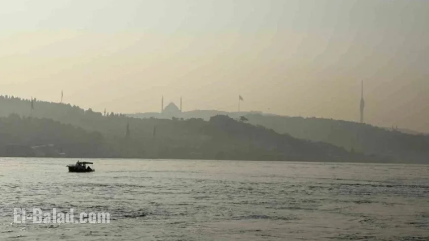 Fog Envelops İstanbul’s Bosphorus Area