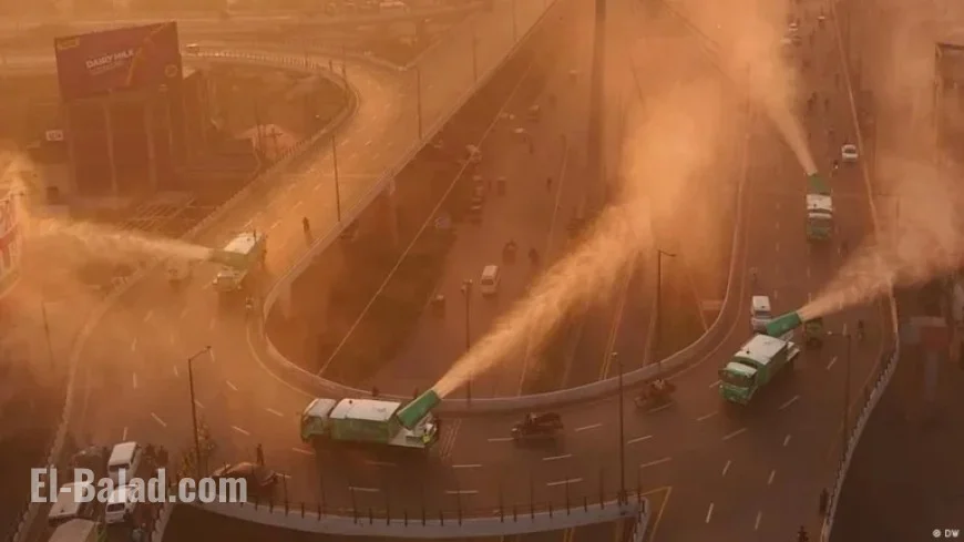 Lahore Fights Smog with Innovative Mist Machines in Pakistan