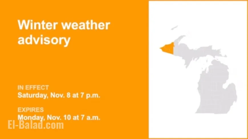 Winter Weather Advisory Issued for Ontonagon, Gogebic Counties Until Monday Morning