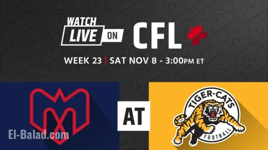 Montreal Alouettes Face Hamilton Tiger-Cats in Eastern Final Showdown