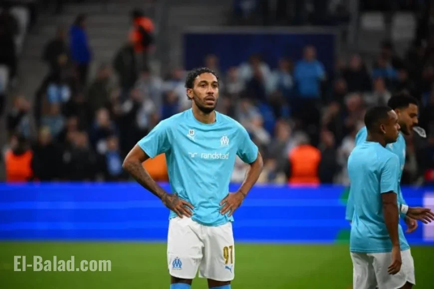OM Deploys Four-Man Defense with Aubameyang Leading Against Brest