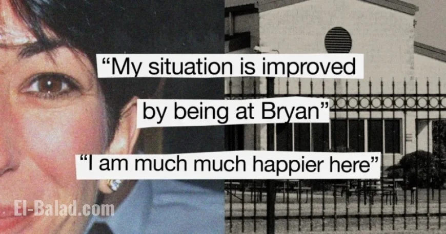 Ghislaine Maxwell Thrives in Texas Minimum-Security Prison, Emails Reveal