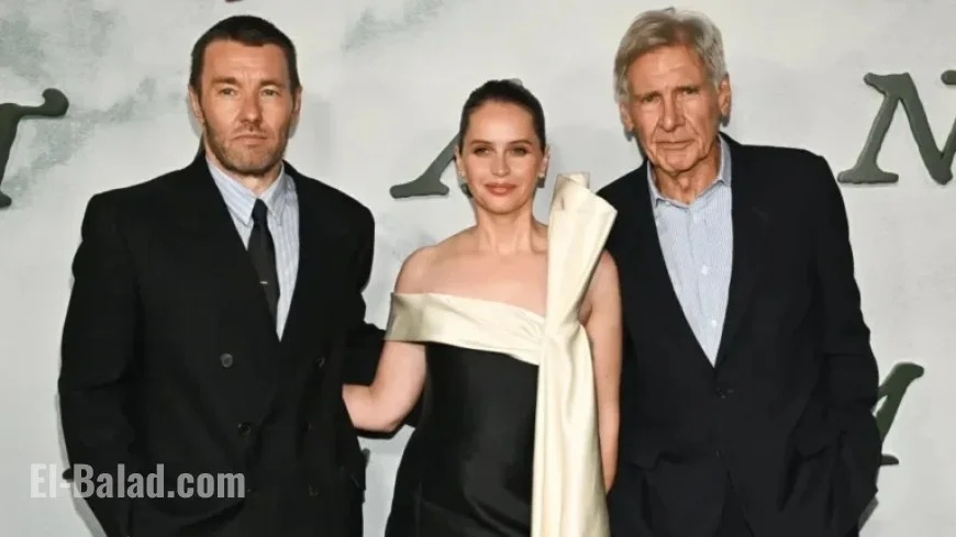 Harrison Ford Backs Star Wars Co-Stars at Train Dreams Premiere