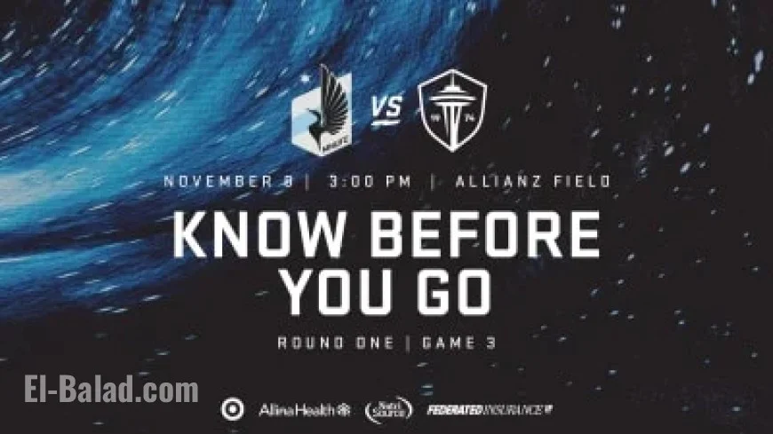 MNUFC vs. Seattle Sounders: Essential Details for November 8 Event