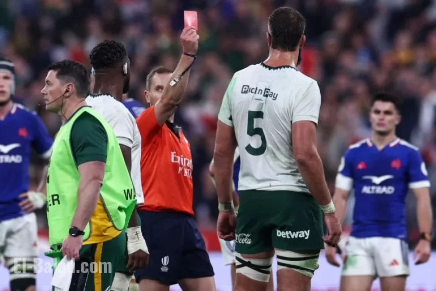 Lood de Jager Red Carded: Why South Africa Lock Was Sent Off vs. France