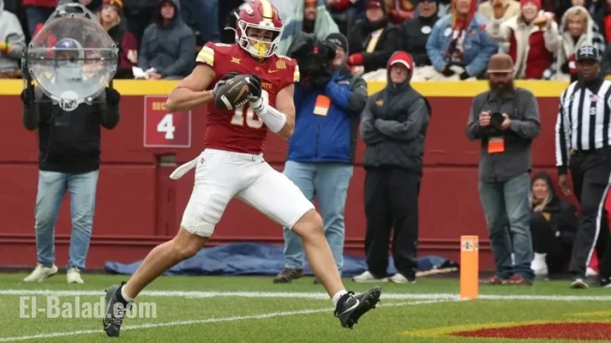 Iowa State’s Ben Brahmer Scores Touchdown After Last Week’s Injury