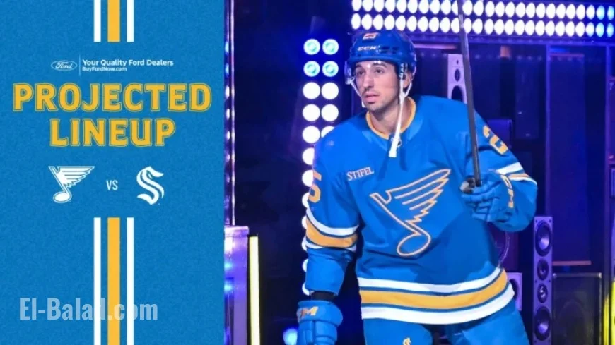 St. Louis Blues vs. Seattle: Projected Nov. 8 Lineup Revealed