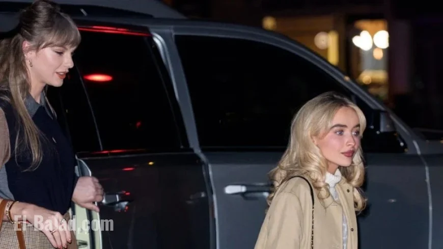 Taylor Swift and Sabrina Carpenter Embrace Their Height-Difference Friendship in Style