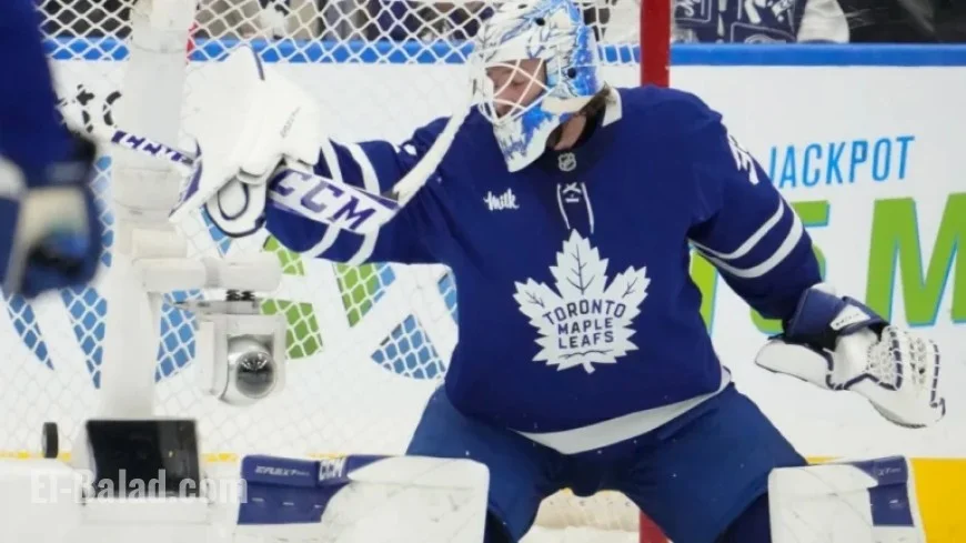 Hildeby Replaces Struggling Stolarz as Maple Leafs Face Bruins