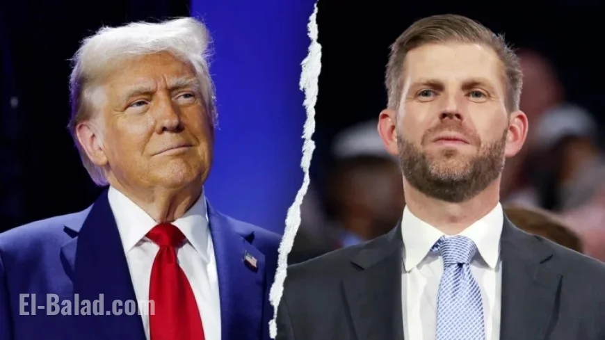Eric Trump Phones His Father Onstage at Turning Point Event