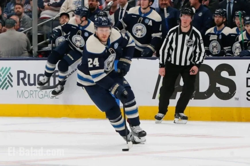 Blue Jackets’ Mathieu Olivier Ejected in Game Against Canucks