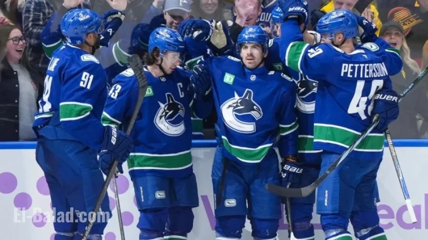 Boeser, Lankinen Propel Canucks to Victory Against Blue Jackets