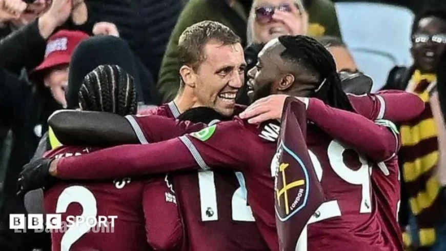 West Ham Triumphs 3-2 Over Relegation Rivals Burnley