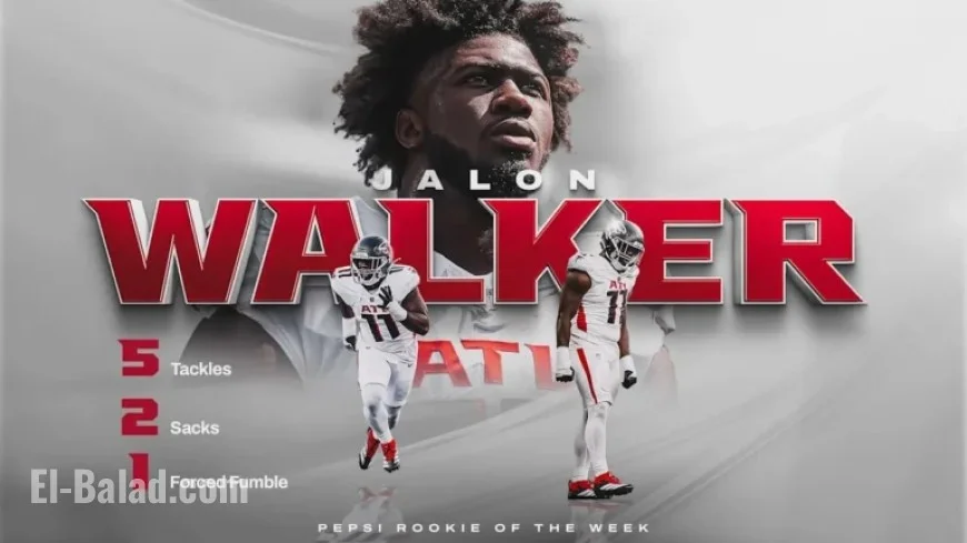 Jalon Walker Earns NFL Rookie of the Week Honors