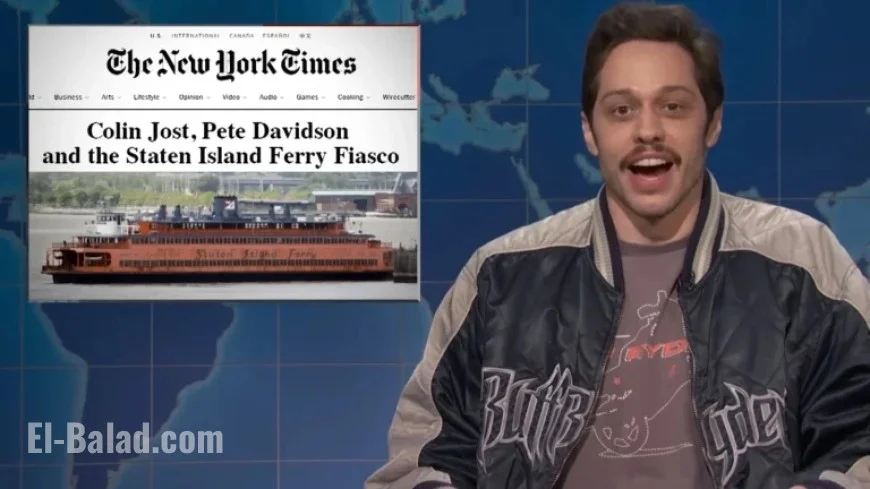 Pete Davidson Jokes About ‘Staten Island Ferry Fiasco’ on SNL