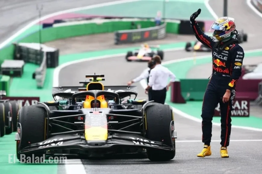 Max Verstappen Begins F1 Brazil GP from Pitlane