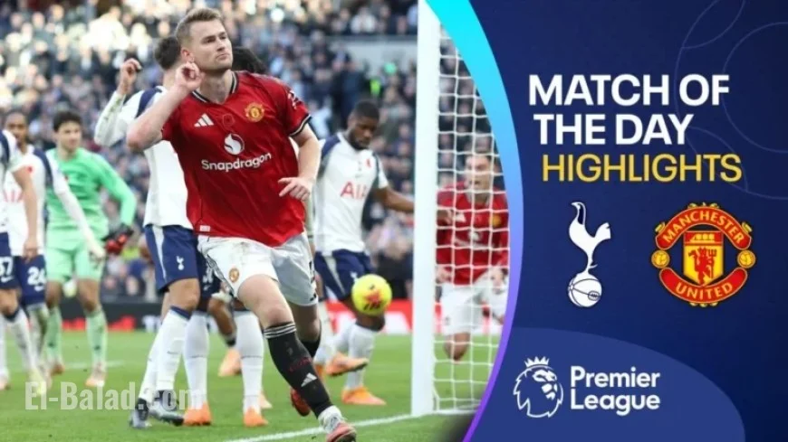 Tottenham and Manchester United Draw 2-2 in Premier League Highlights