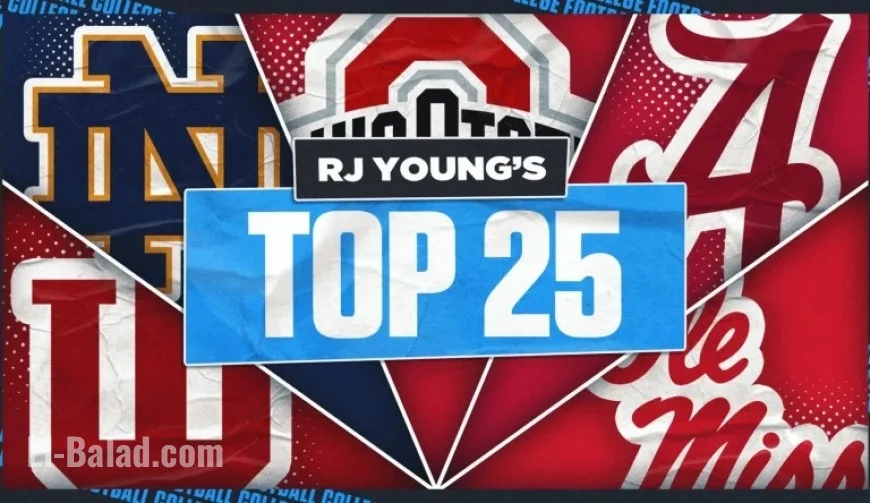 Ohio State, Indiana Lead 2025 College Football Rankings as ACC Teams Slip