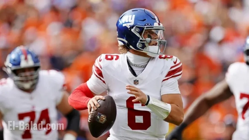 Jaxson Dart Injury Update: Giants QB Status Revealed for Week 10 Game