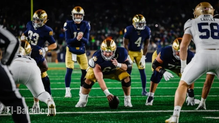 Notre Dame Dominates Navy 49-10 in Commanding Victory