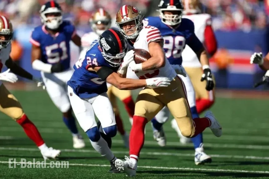 NFL Penalizes 49ers, Giants After Christian McCaffrey Incident