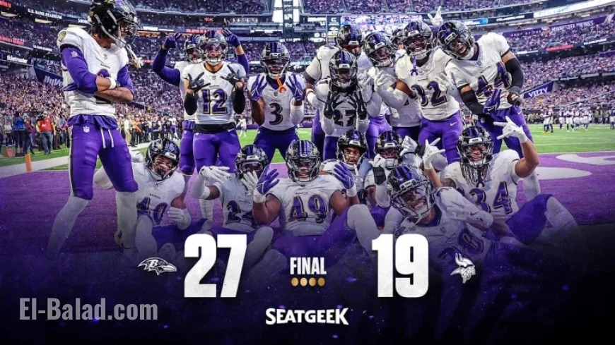 Ravens Triumph Over Vikings with Key Takeaways