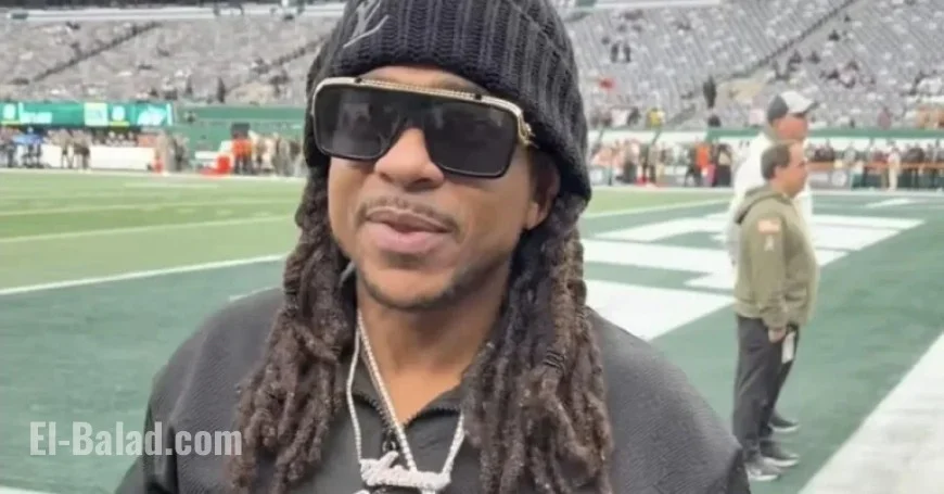 Max B Speaks Out at Jets Game Following Prison Release