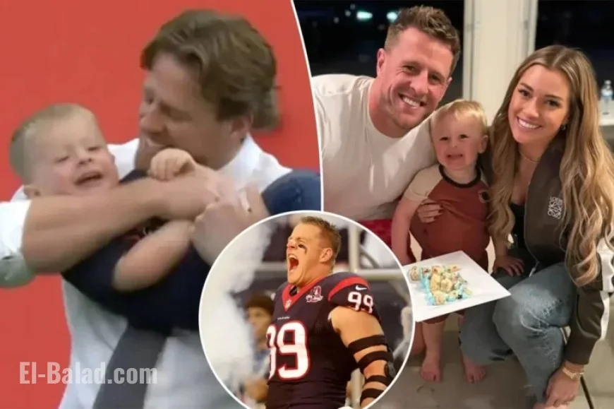J.J. Watt Shares Heartwarming Game with Son on Iconic Texans Field