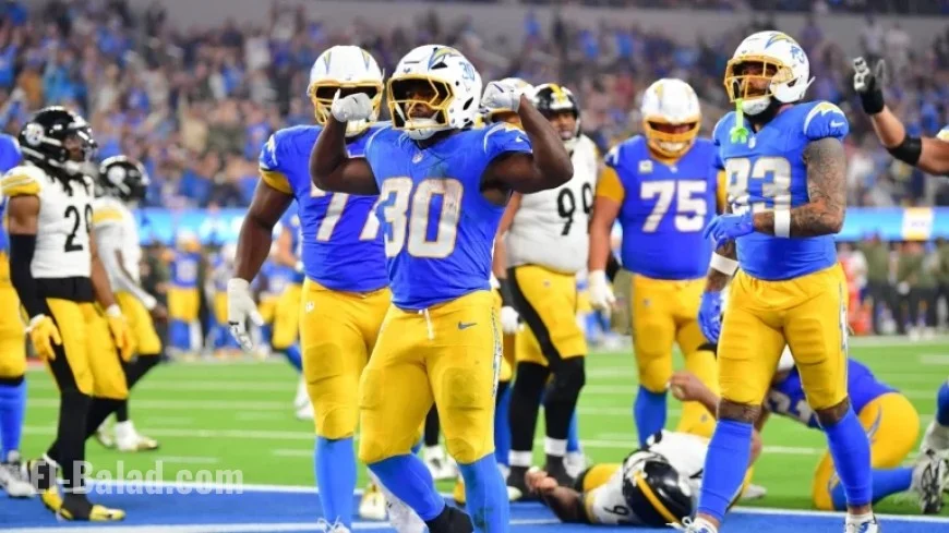 Chargers Dominate Steelers 25-10, Advancing to a 7-3 Record