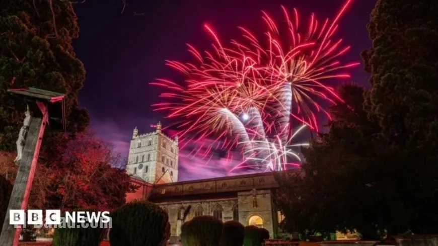Fireworks Dazzle Gloucestershire with Pudsey Bear Celebration