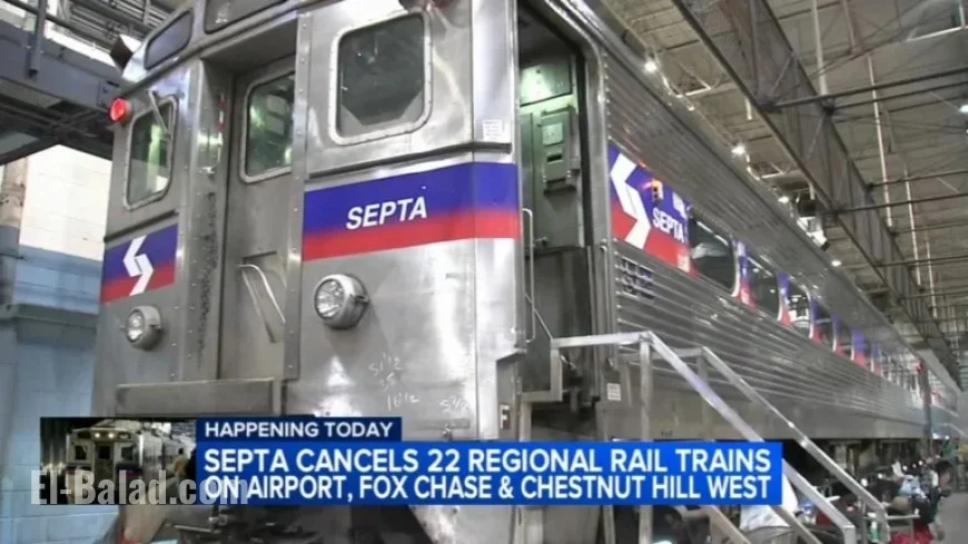 SEPTA Cancels Multiple Regional Rail Trains for Monday Morning Commute