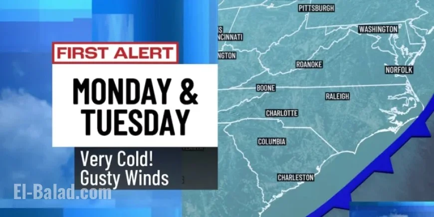 First Alert: Cold and Windy Weather Predicted for Carolinas Next Week