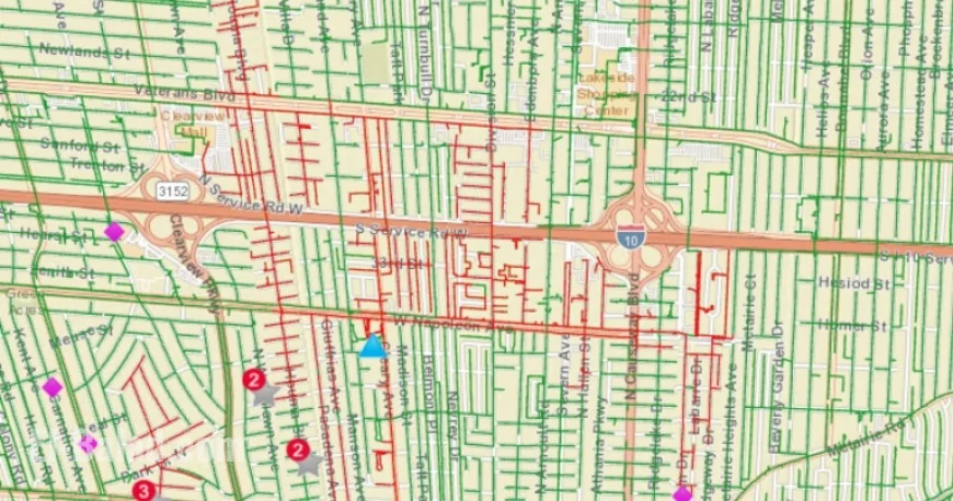 Cold Front Leaves Over 8,800 Without Power in Metairie