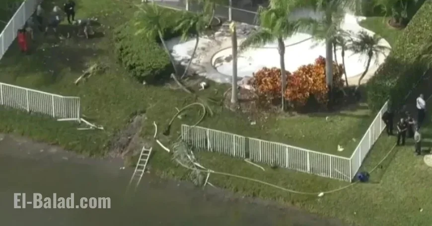 Emergency Crews Address Small Plane Crash in Coral Springs Neighborhood