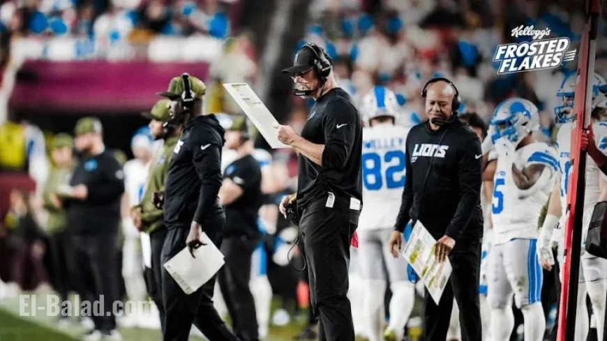 Dan Campbell Leads Detroit Lions to Victory Over Washington Commanders