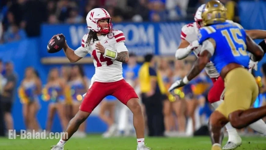 PFF Grades and Snap Counts: Nebraska Offense Shines in 28-21 UCLA Win