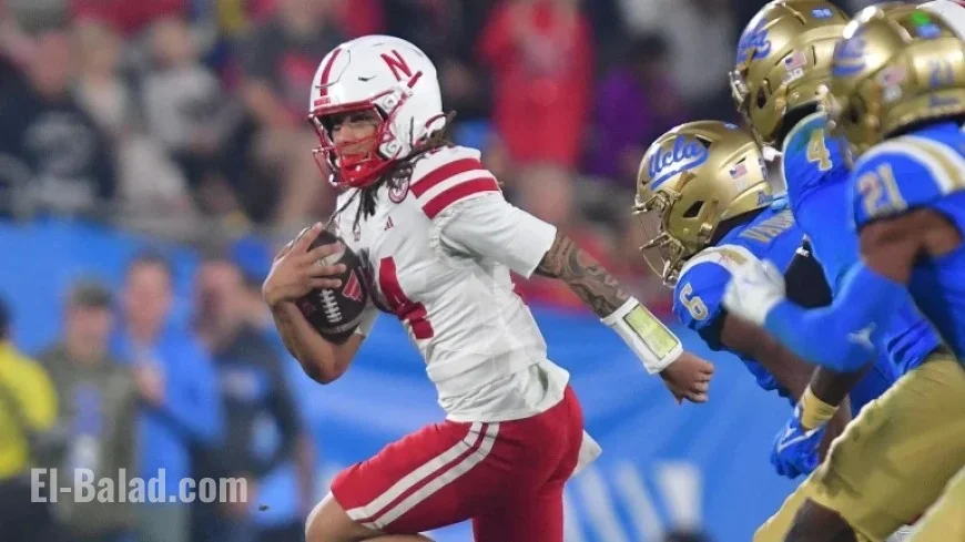 TJ Lateef Steers Nebraska to Victory Over UCLA, Signaling QB Future