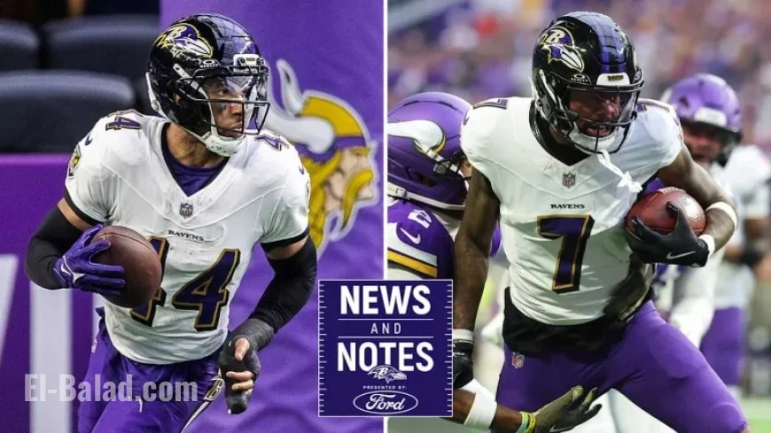 Marlon Humphrey and Rashod Bateman May Miss Games Due to Injuries