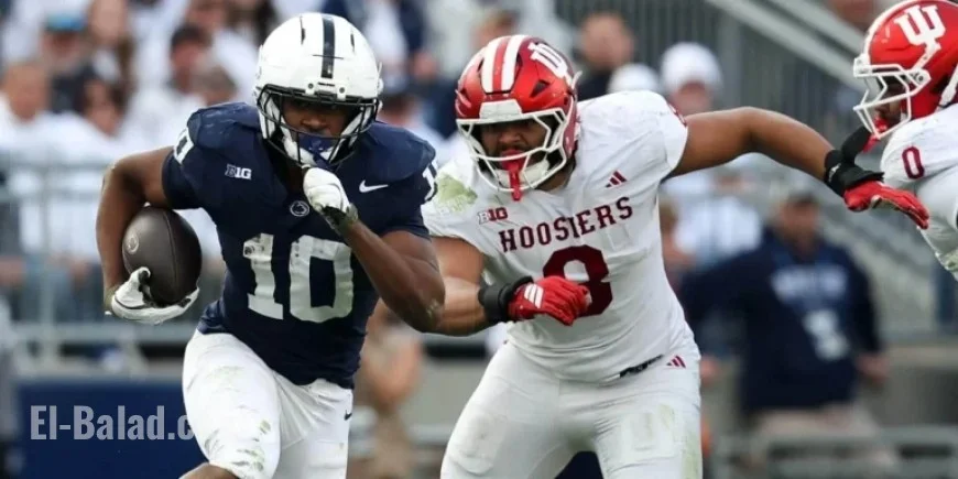 Indiana Falls in College Football Rankings After Narrow Escape at Happy Valley