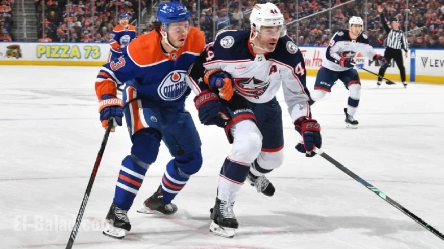 Nugent-Hopkins Sidelined, Janmark Returns for Oilers vs. Blue Jackets