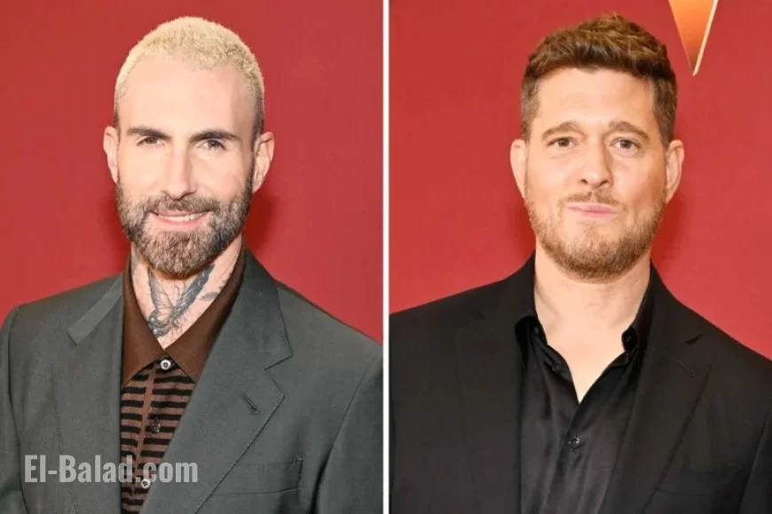 Michael Bublé Supports Adam Levine Months After The Voice Departure